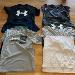 Bundle of 6 under armor tees.